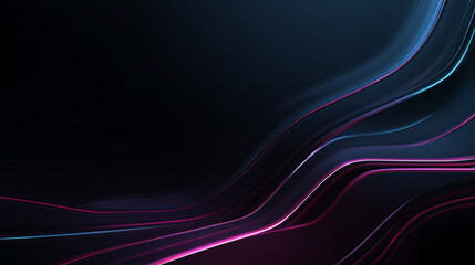 ネオン曲線の未来的背景