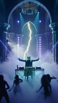 DJ &eacute;clair foudre cath&eacute;drale