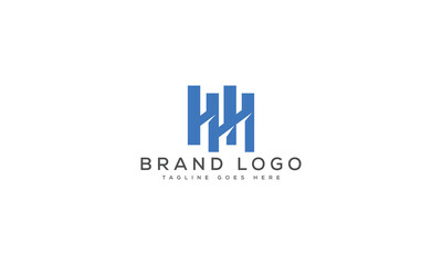 letter HH logo design vector template design for brand.