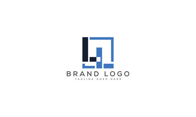 Obraz premium letter LL logo design vector template design for brand.