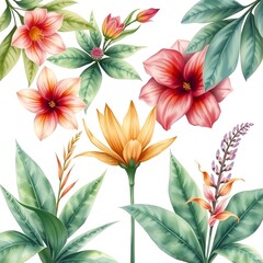 seamless background with flowers