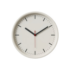 wall clock isolated on white background