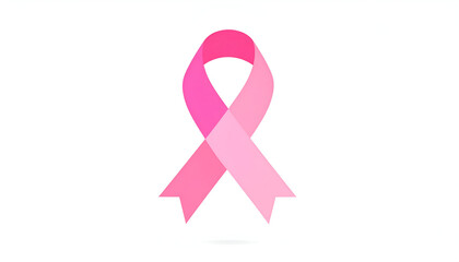 Pink Ribbon Symbol of Breast Cancer Awareness and Support.