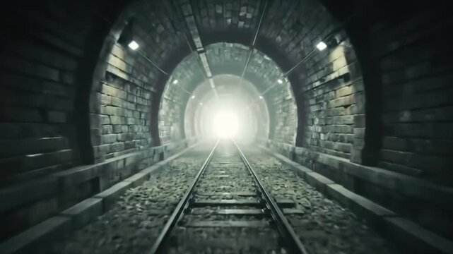 Eerie Tunnel Vision - A Journey into the Unknown.