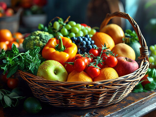 Vibrant Variation of fresh and healthy fruits arranged at stall for sale in local retail marketplace