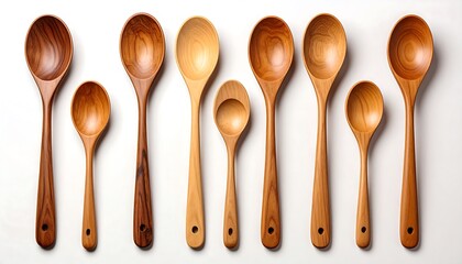 Wooden spoons of varying sizes