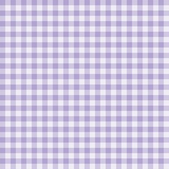 Lavender Gingham Checkered Seamless Pattern Background