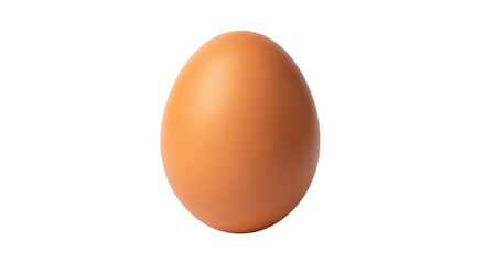 Single Brown Chicken Egg Isolated On Black Background