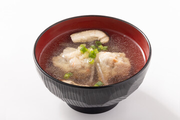 鶏ごぼう　つみれ汁