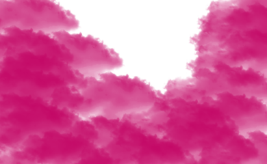 Vibrant pink smoke clouds against a dark background