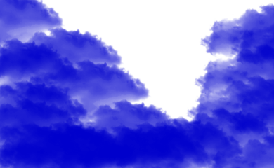 Abstract blue smoke wisps against a dark background