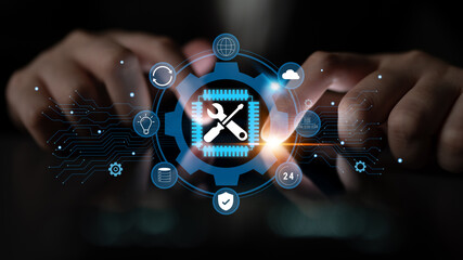 Global IT support and technical maintenance services. Providing solutions for system maintenance, ensuring business continuity with reliable 24 7 IT support. Motif