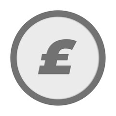 Pound Currency Symbol Vector Illustration