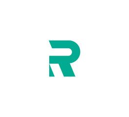 Modern and Minimalist Letter R Logo Design for Business Branding, Corporate Identity, and Technology Companies