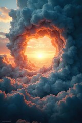 Swirling Gases A Visual Representation of the Greenhouse Effect and Climate Change Impacts