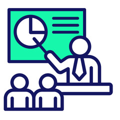Business Presentation  Icon Element For Design