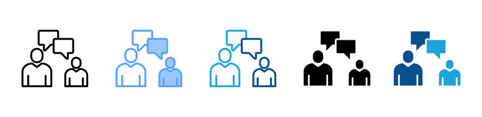 Discussion icon sheet multiple style collection