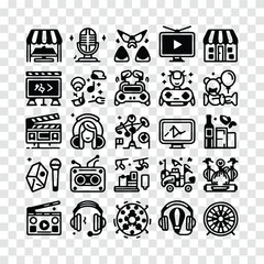 Downloadable entertainment icon