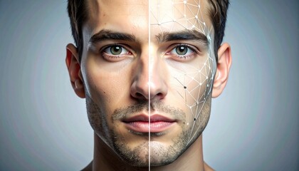 Facial duality Human meets digital design