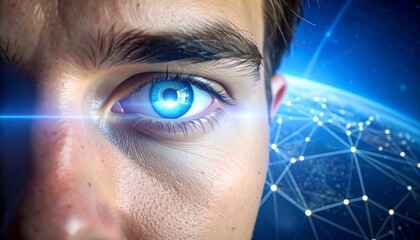 Cybernetic eye sees interconnected world