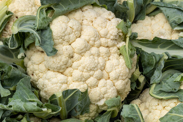 Cauliflower for sale on display at the Union Square Farmers Market in New York City on Wednesday, Oct. 8, 2025. (Photo: Gordon Donovan)