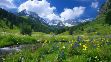 AlpineMeadowWildflowers