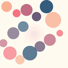 retro circles background