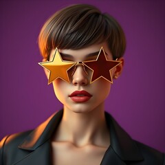 young woman wearing sunglasses