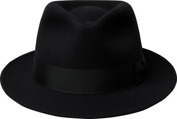 Christy's black hat front view