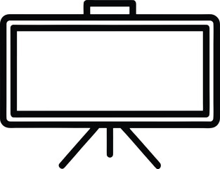 Smartboard vector icon.