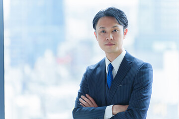 40代　ミドル　会社員　ポートレート