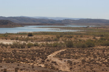 Barrage El Mansour Eddahbi, Ouarzazate Lake in Morocco