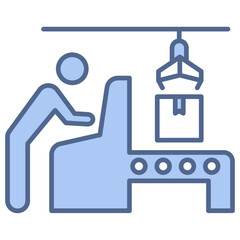 Industrial Blue Icon