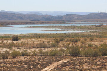 Barrage El Mansour Eddahbi, Ouarzazate Lake in Morocco