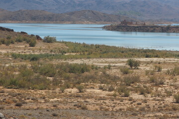 Barrage El Mansour Eddahbi, Ouarzazate Lake in Morocco