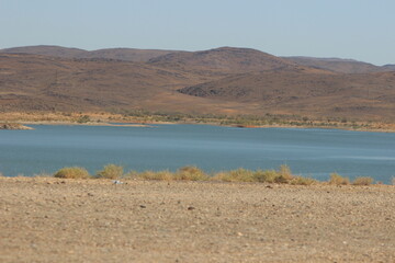 Barrage El Mansour Eddahbi, Ouarzazate Lake in Morocco