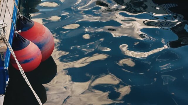 Red Buoy and the Sea Water