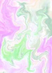 A digital artwork with a painterly feel to it with a textured abstract background using strong, bright brushstrokes and a harmonious color palette