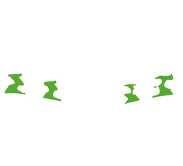 언덕과 나무에 눈이 내린 겨울 풍경 1