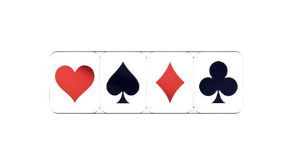Iconic card suits, hearts, spades, diamonds, clubs, casino, gaming