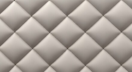 Obraz premium Detailed luxurious beige leather upholstery background, clean, seamless