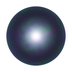 Abstract Magic Orb with Light Center (Green Iridescent)