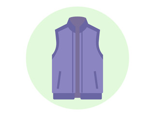 Mens vest icon. Fashion symbol icon vector. Solid vector icons. Flat illustration concept.