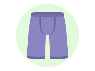 Midway briefs icon. Fashion symbol icon vector. Solid vector icons. Flat illustration concept.