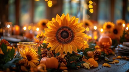 Thanksgiving themed decorations