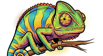 chameleon vector