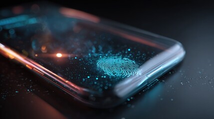 Fingerprint scanning technology smartphone