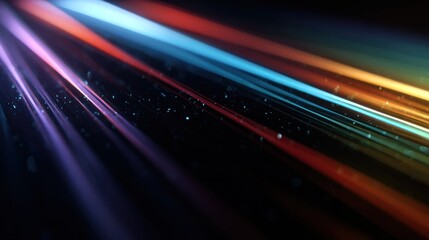 Abstract light trails