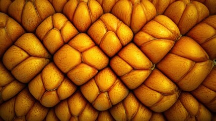 Fototapeta premium Close-up View of Vibrant Orange Fruit Surfaces With Textured Patterns Revealing Their Natural Beauty and Intricate Details
