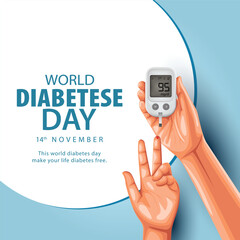 World Diabetes day. November 14,vector logo type icon. abstract Vector illustration